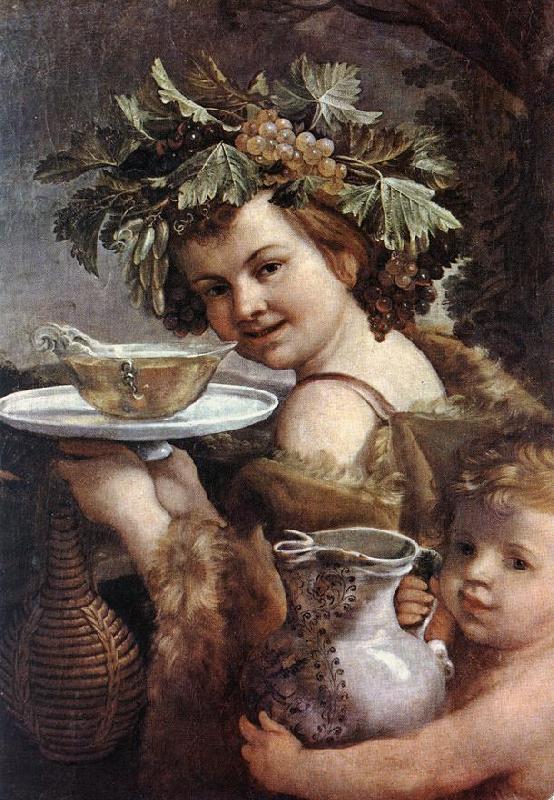 RENI, Guido The Boy Bacchus sy oil painting image